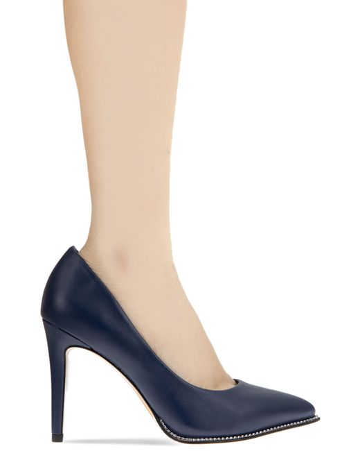 BCBGeneration Blue Harnoy Half D'orsay Pointed Toe Pump