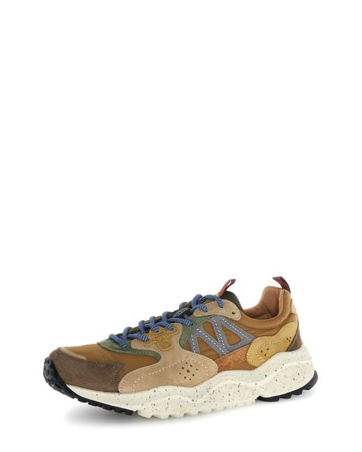 Flower Mountain Blue Solin Sneaker for men