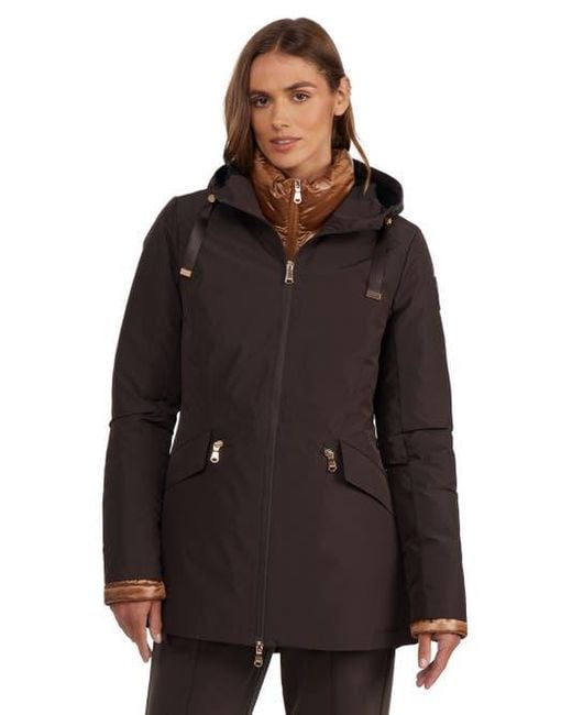 Pajar Black Elara Jacket With Inner Removable Lightweight Puffer