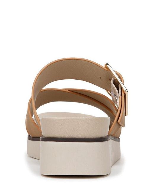 LifeStride Brown Getaway Platform Slide Sandal
