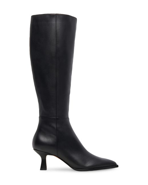 Dolce Vita Black auggie Pointed Toe Knee High Boot
