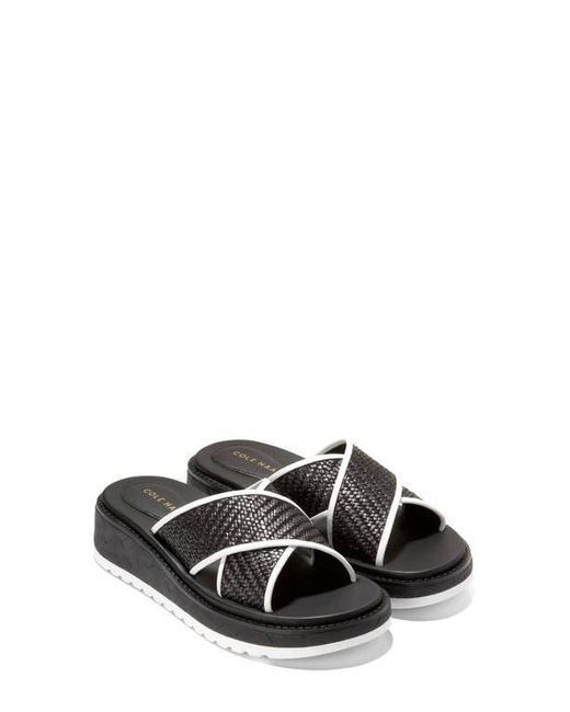 Cole Haan Black Grandpro Daylin Slide Sandal