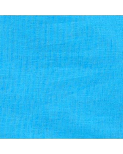 DAI MODA Blue Yahyah Linen Drawstring Pant for men