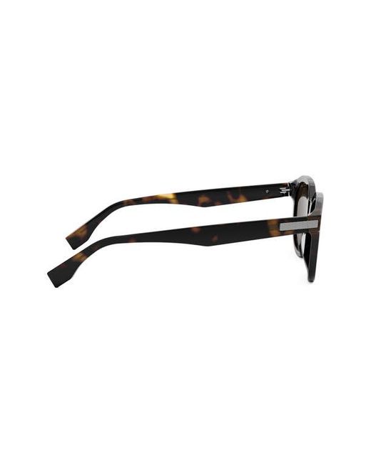Fendi Multicolor Essential 52Mm Rectangular Sunglasses for men