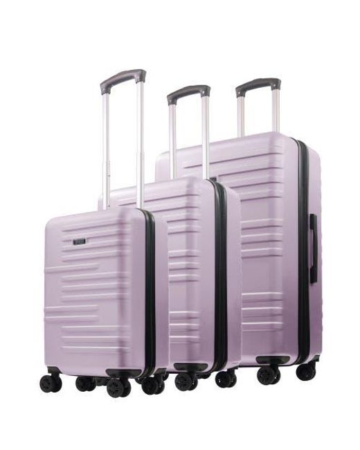 American Dreamliner Purple 3-Piece Hardside Luggage Set 22.5, 26.5, 30