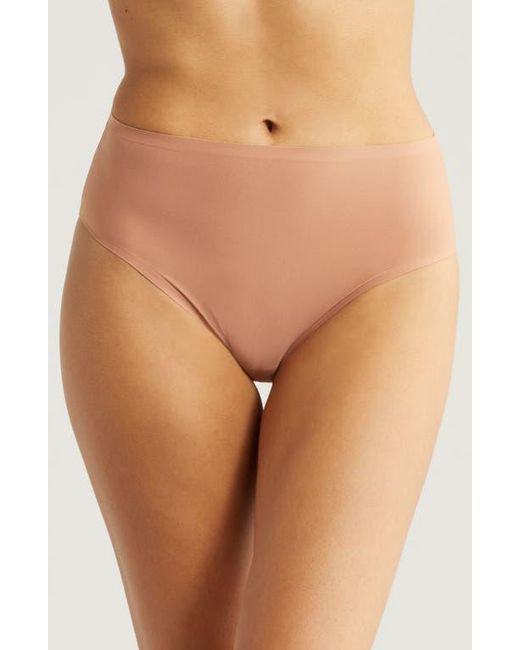Chantelle Brown Soft Stretch High Cut Briefs