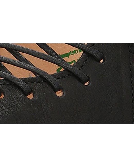 Think! Black Guad Lace-Up Flat