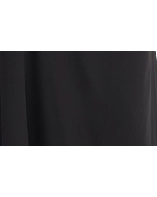 Maggy London Black Twist Midi Dress
