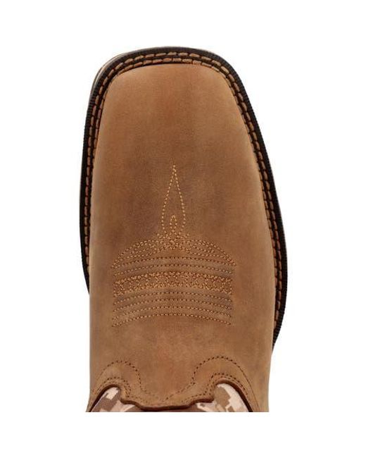 Durango Brown Desert Camo Pullon Western Boot for men