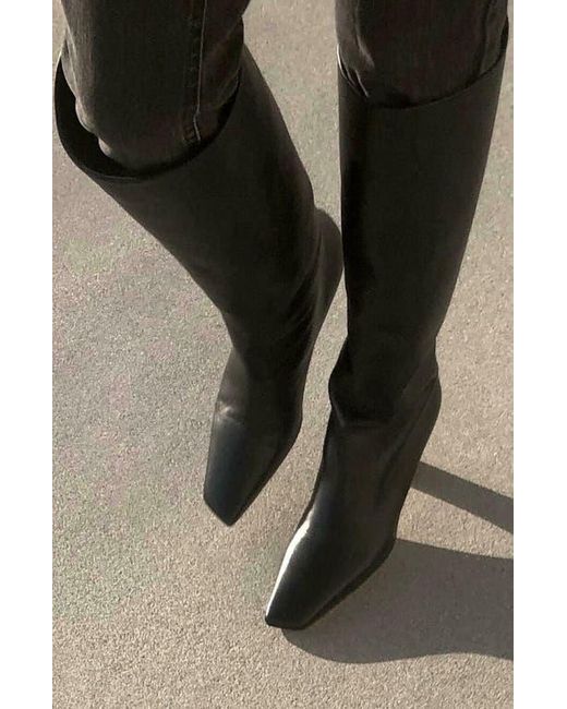Neil J. Rodgers Black Meg Knee Boot