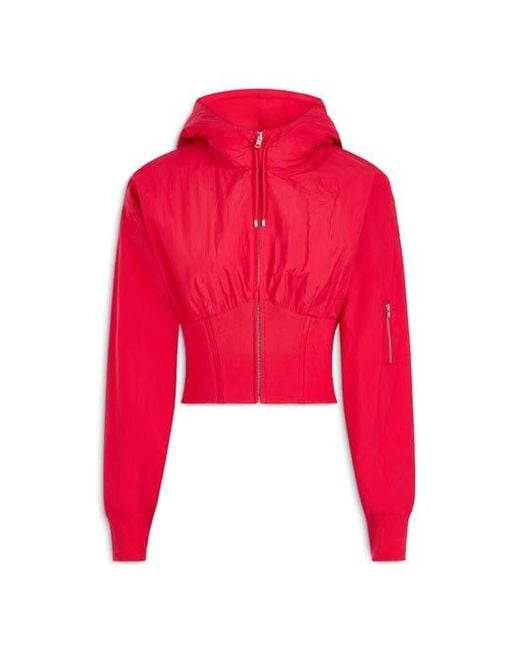 Fleur du Mal Red Warm Up Jacket