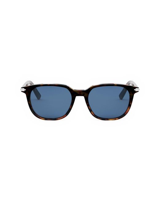 Dior Blue 'blacksuit S12i 52mm Oval Sunglasses for men