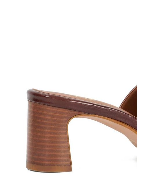 Dune Brown Jule Slide Sandal