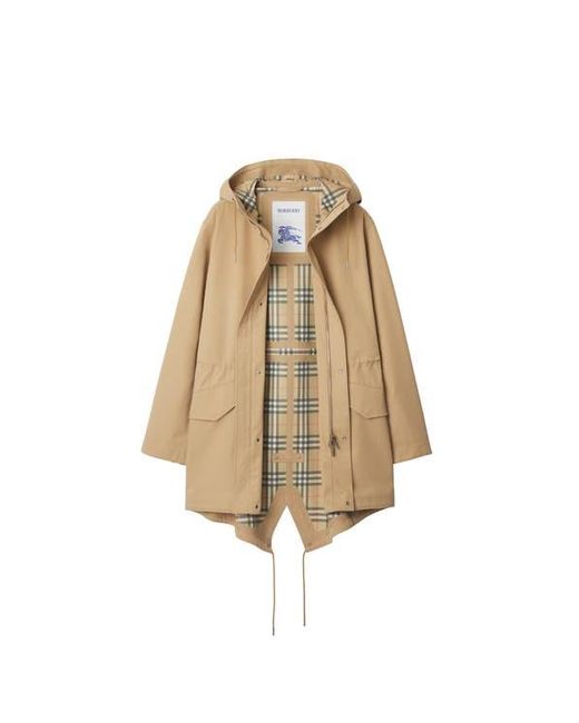 Burberry Natural Bonded Gabardine Parka for men