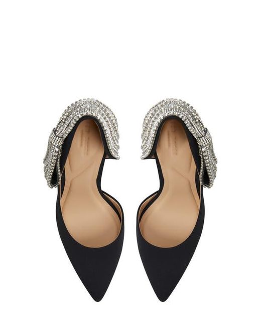 Ted Baker Black Vandi Half D'Orsay Pointed Toe Pump
