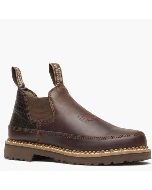 Georgia Boot Brown Romeo Work Shoe
