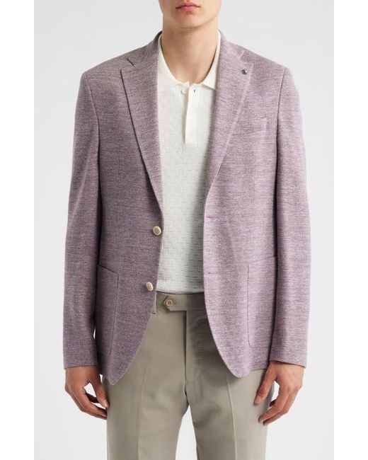 Jack Victor Brown Hampton Lavendar Solid Sport Coat for men
