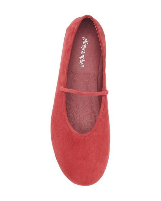 Jeffrey Campbell Red Dancerina Mary Jane Ballet Flat