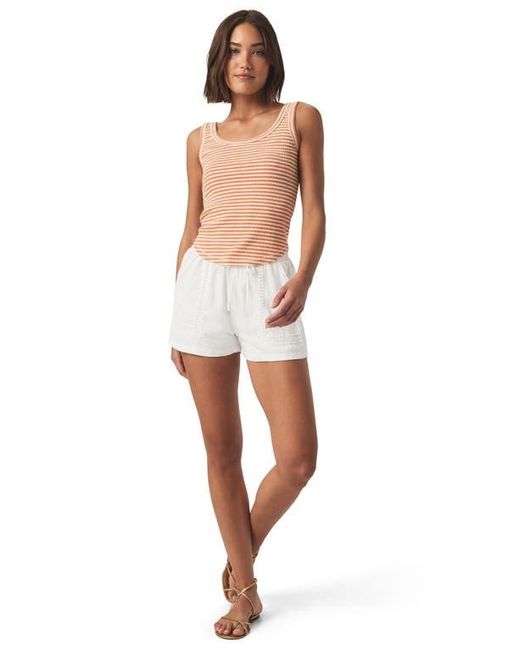 Splendid White Catalina Linen Blend Shorts