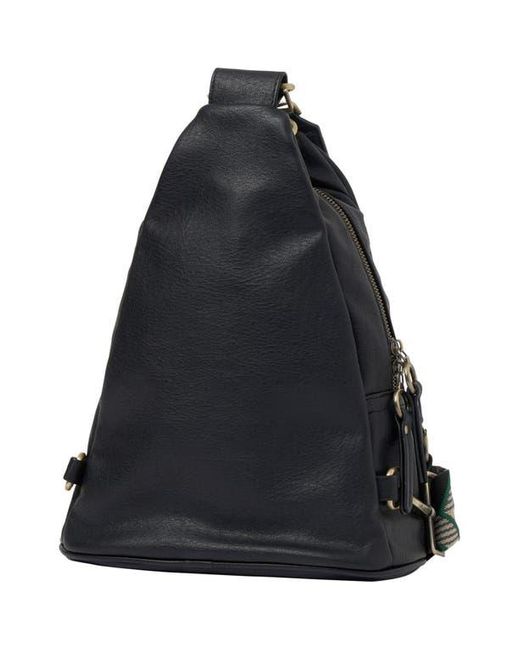 Urban Originals Black Anything Goes Vegan Leather Sling Bag