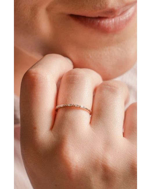 MADE BY MARY Metallic Ily Morse Code Ring
