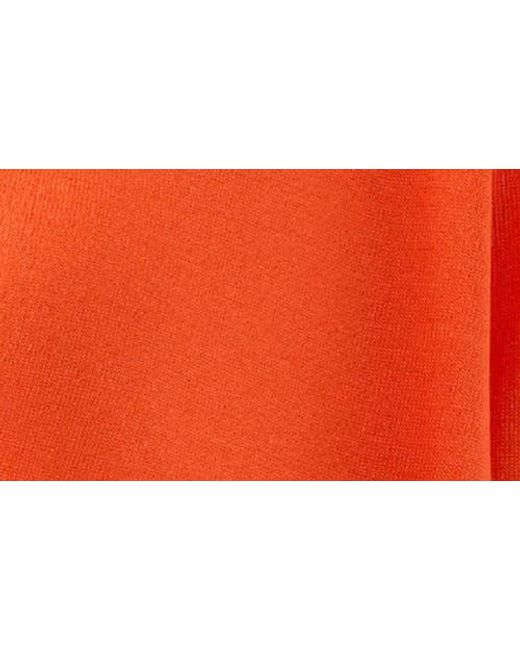 Kasper Orange Open Front Cardigan