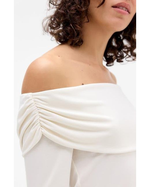 BDG White Ultimate Off The Shoulder Top