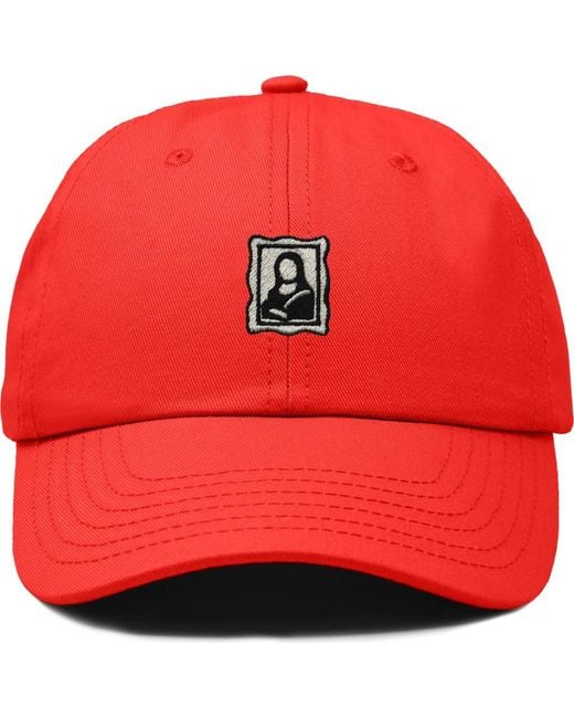 Alix Red Frame Dad Cap