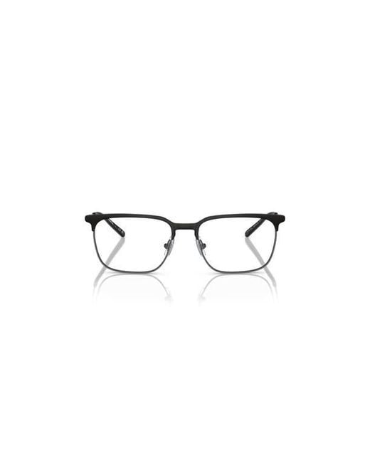 Arnette Black 53Mm Rectangle Optical Glasses for men