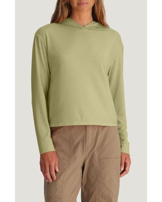 Free Fly Green Elevate Lightweight Performance Hoodie