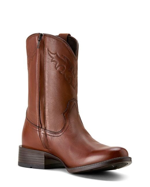 Ariat Brown Sonoro Roper Toe Western Boot for men