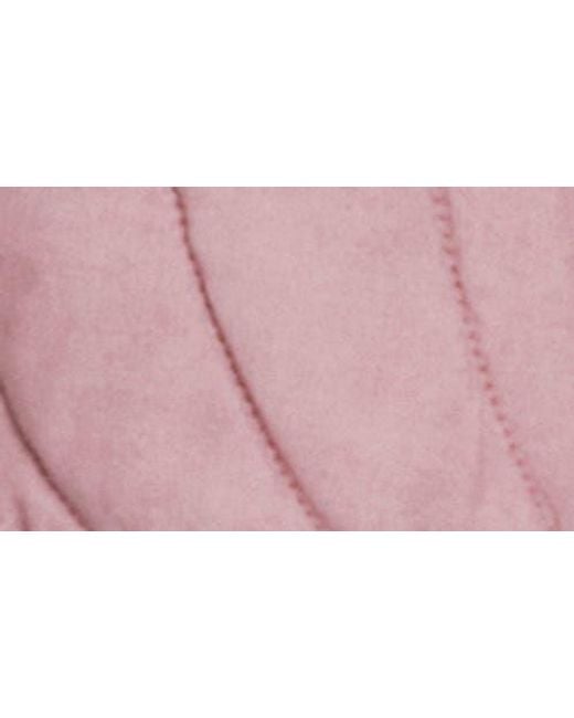 Mango Red Quilted Jacket
