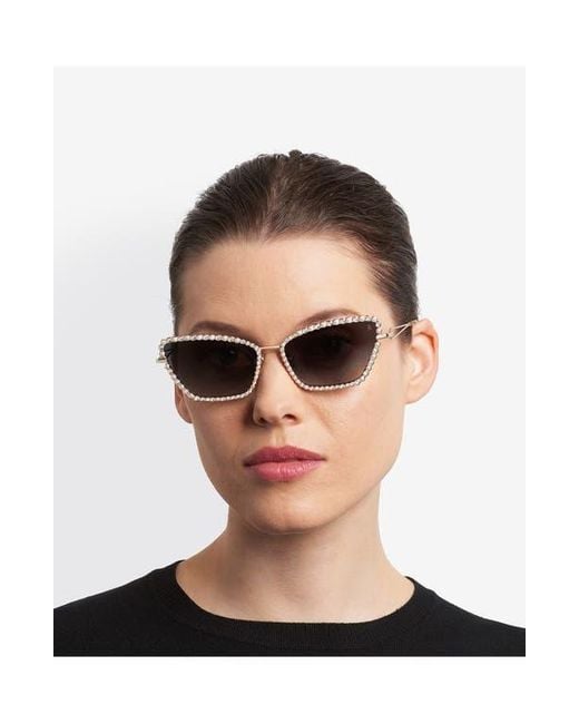 Stuart Weitzman Black 53Mm Cat Eye Sunglasses