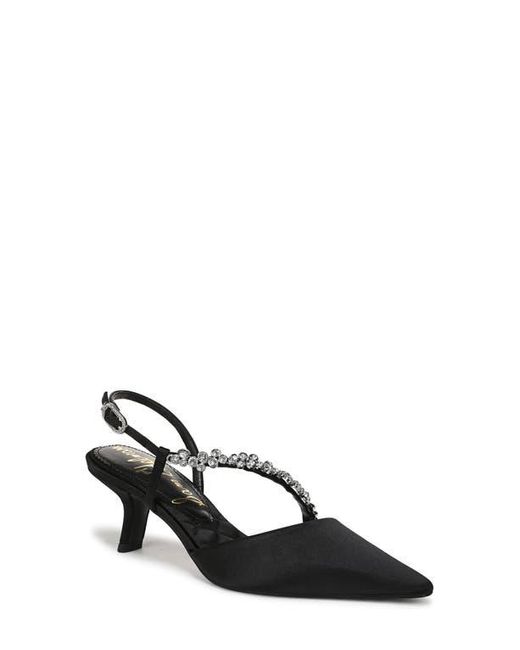 Sam Edelman Black Bonnie Slingback Pointed Toe Pump