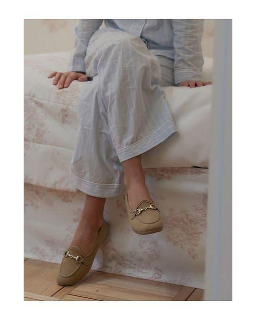 Menina Step White Royal Suede Buckle Slipper