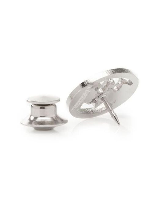 Cufflinks Inc. White Batman Stainless Steel Lapel Pin for men