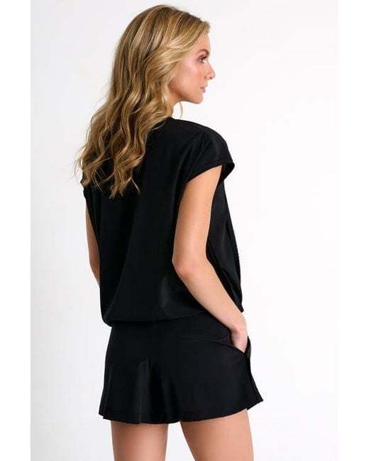 Shan Black Silk Shorts