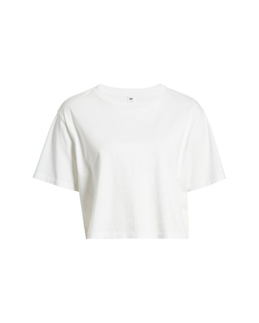 BP. White Oversize Crop T-shirt
