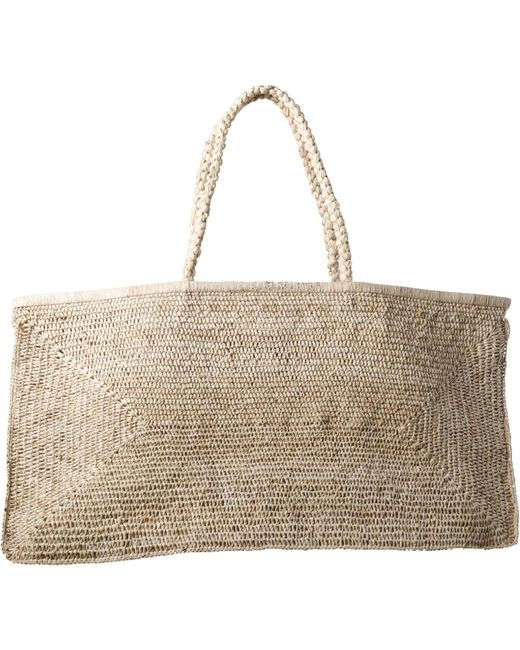 Zanatany Concepts Metallic Clipa (Xxl) Raffia Beach Tote Bag