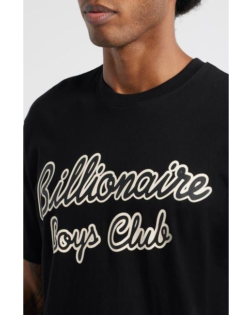 BBCICECREAM Black Bb Mantra Cotton Graphic T-Shirt for men