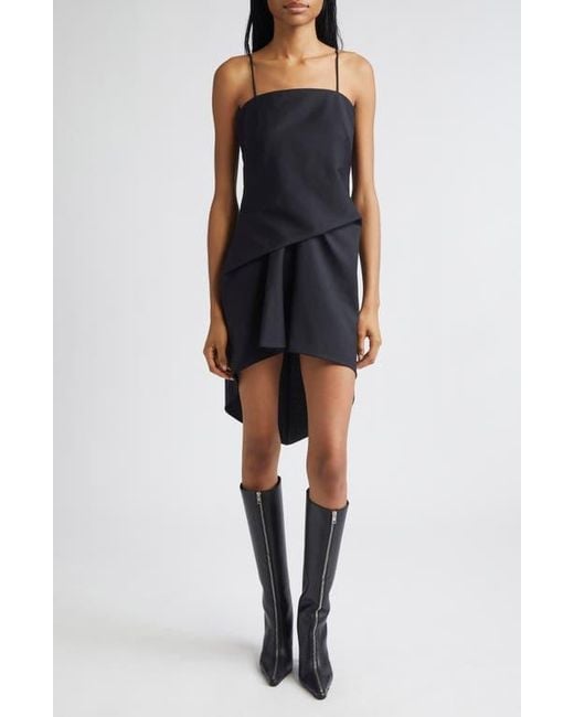 black alexander wang dress Alexander Wang Asymmetrical Shirt Dress