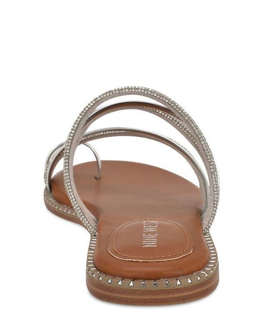 Nine West Brown Dashin Sandal