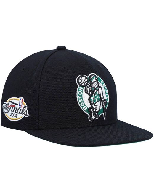 Mitchell & Ness Boston Celtics Hardwood Classics 2008 Nba Finals Top Shot Snapback Hat At 