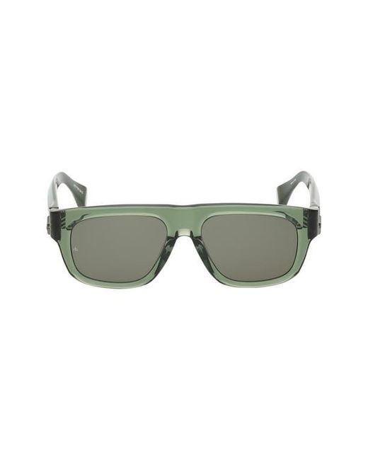 Rag & Bone Green 53Mm Square Sunglasses for men