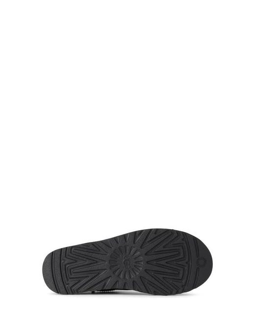 Ugg Black Classic Micro Genuine Shearling Lined Slip-On