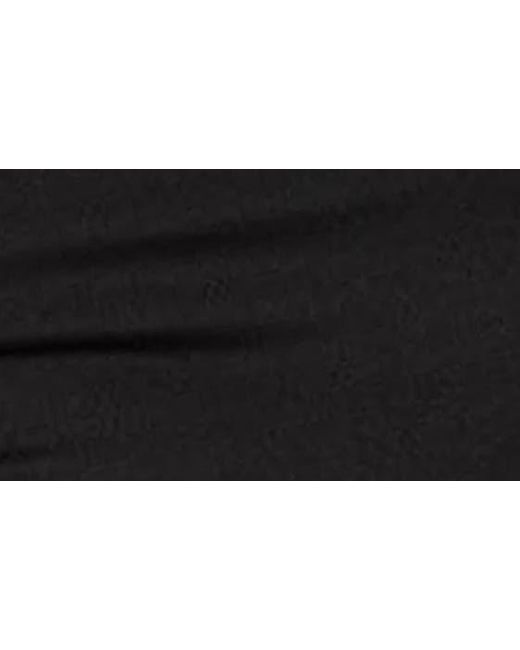 Edikted Black Lace Bow Detail One-shoulder Top