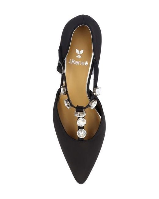 J. Reneé Black Mayven Pointed Toe Pump