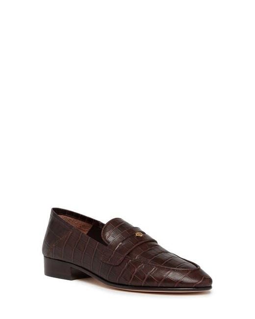 PAIGE Brown Macall Penny Loafer