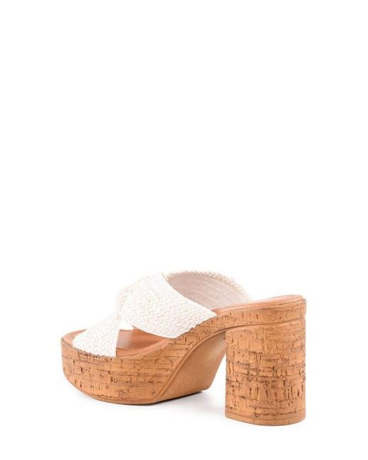 Seychelles Pink Adorned Platform Sandal