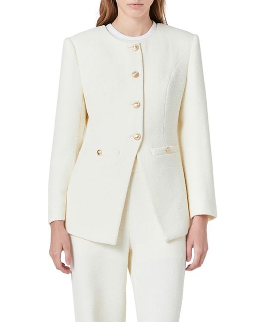 Endless Rose White Tweed Jacket